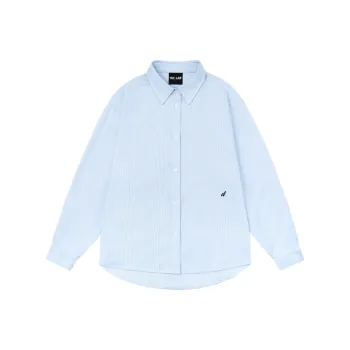 DESSUU Shirt Women's Blue White Stripes Color