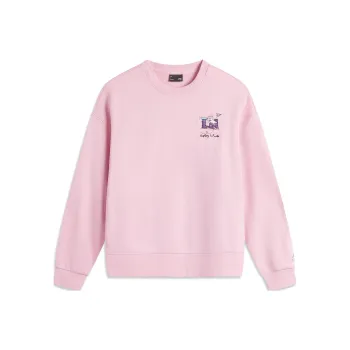 LiNing Sports Life Collection Sweatshirt Women's Sheer Pink