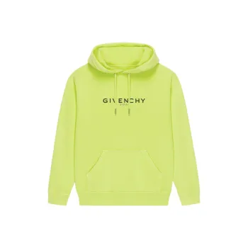 Givenchy Long Sleeve Hoodie 'Fluo Yellow'