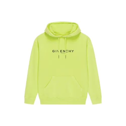 Givenchy Long Sleeve Hoodie 'Fluo Yellow'