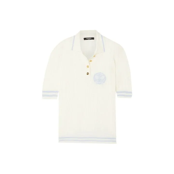 BALMAIN Polo Shirts Women's White-0