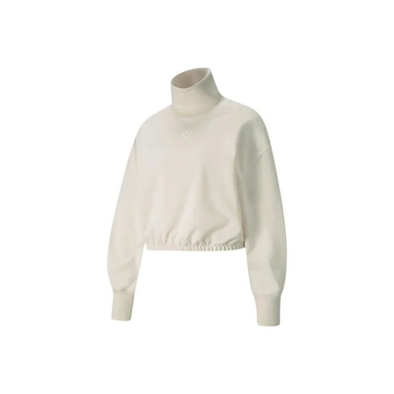 PUMA Sweatshirt Women's Ivory White-0