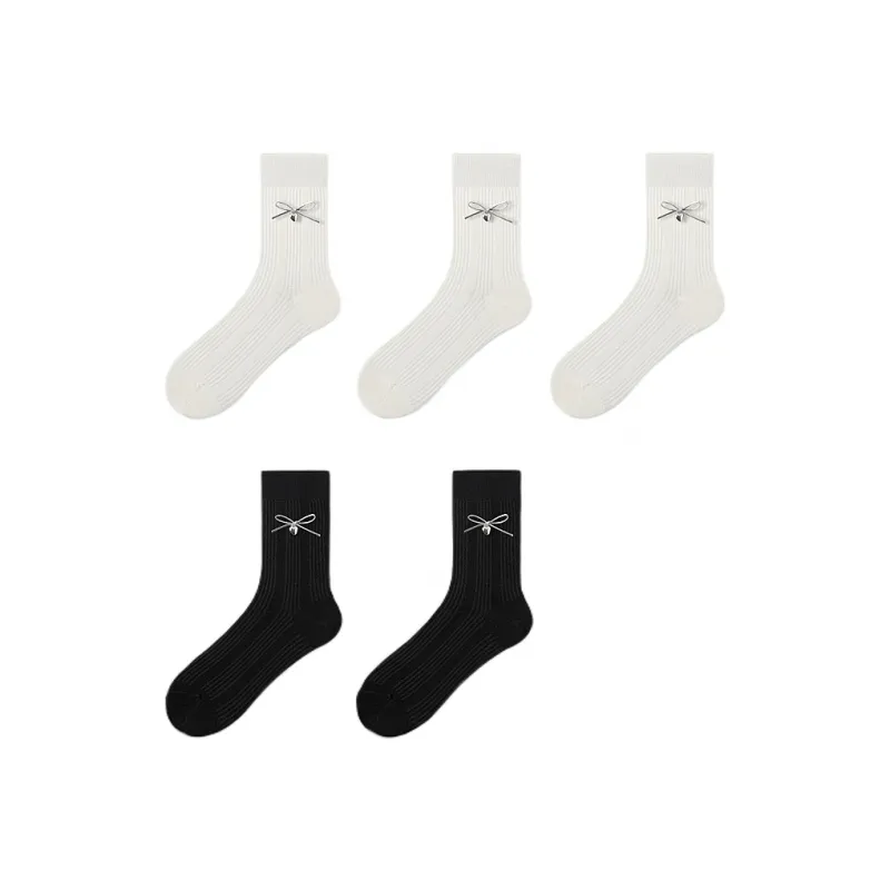 H YXIANG Mid Calf Socks Women's Combo Set-28