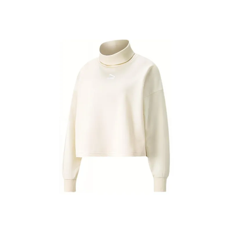 PUMA CLASSICS Sweatshirts Women's Ivory White-0