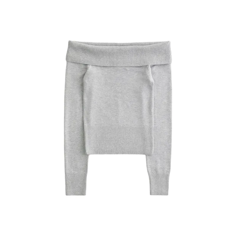 Hollister Sweaters Women's Gray-0