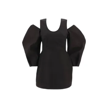 JIL SANDER Cold-Shoulder Straight Hem Top