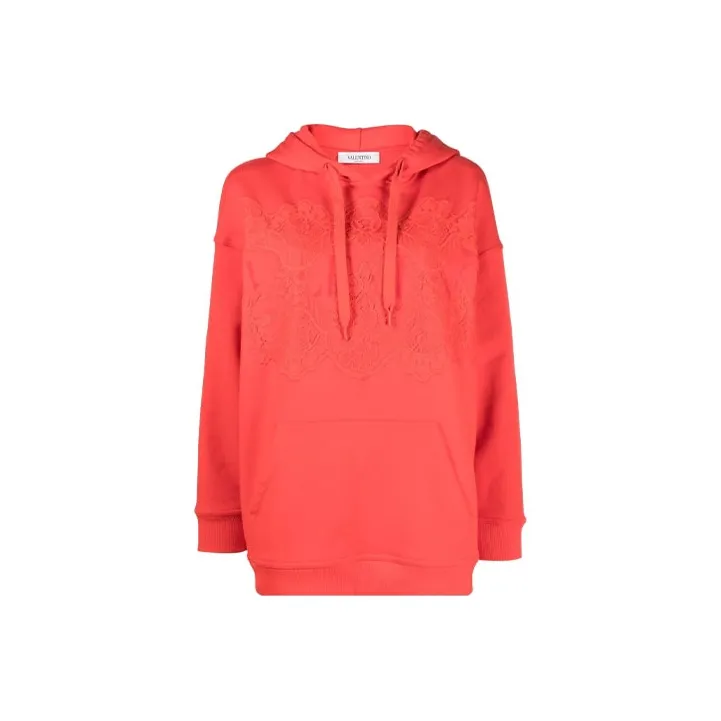 Valentino Sweatshirts Women's Orange Red-0