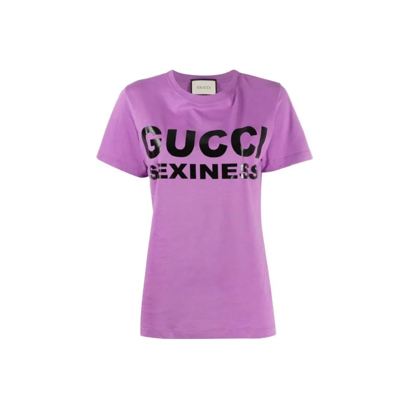 GUCCI SS23 Regular T Shirt Women's Purple-0