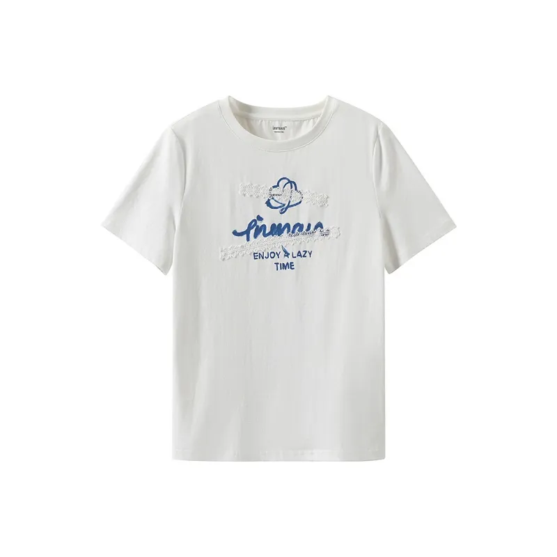 Inman T Shirt Women's Pearl White-0