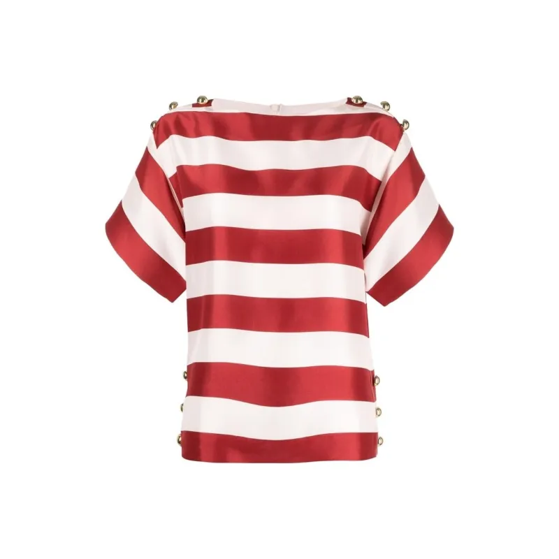 Zimmermann T-Shirts Women's Red White-0