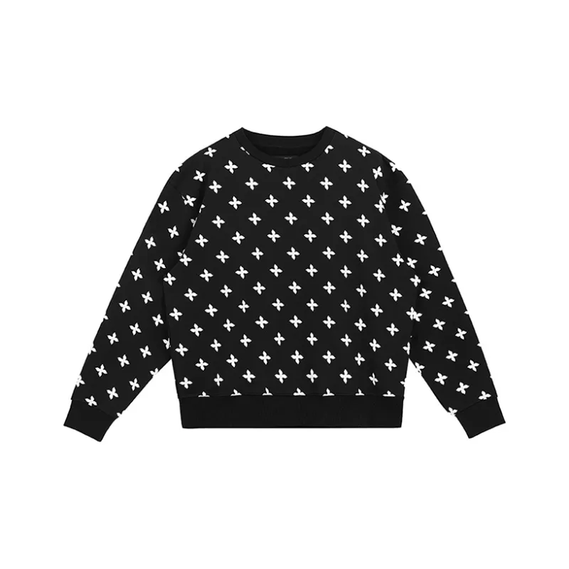 SMFK Sweatshirts Women's Black Garden-0