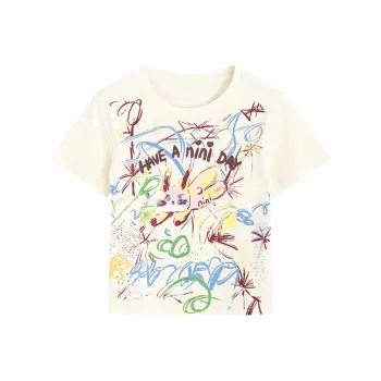 Garbege T Shirt Women's Apricot