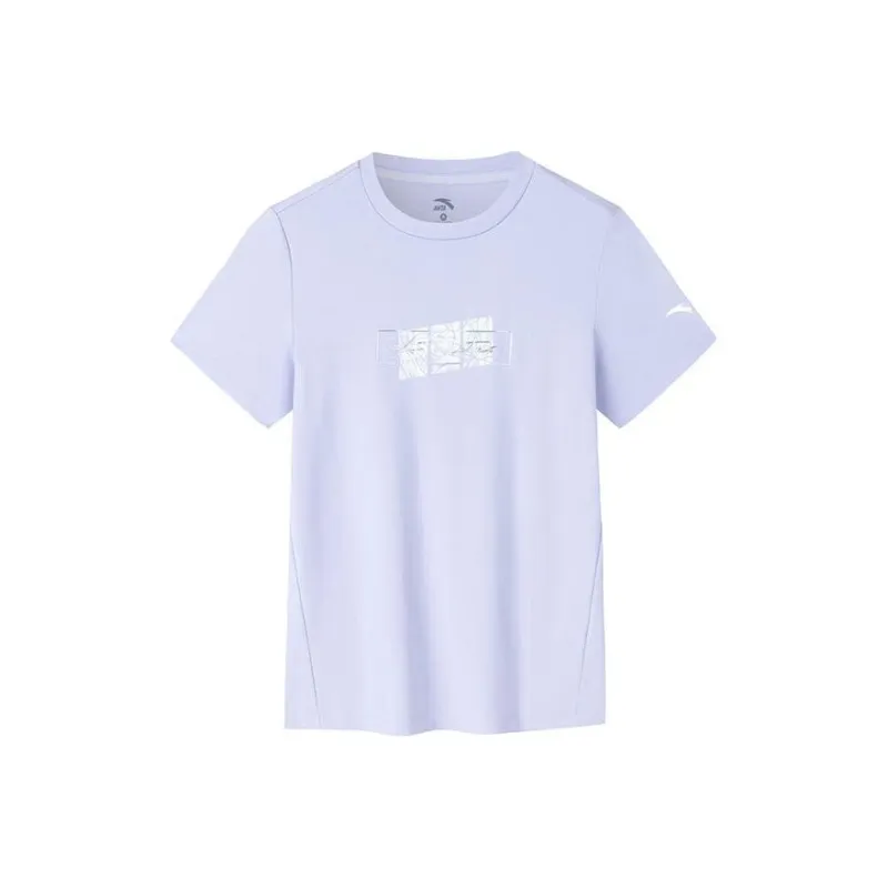 Anta Variety Training Collection Regular T-Shirt Women's Fairy Bean Purple-0