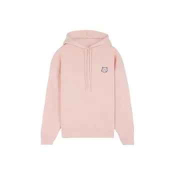 Maison Kitsune Fox Head Patch Drawstring Hoodie