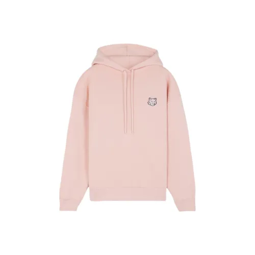 Maison Kitsune Fox Head Patch Drawstring Hoodie