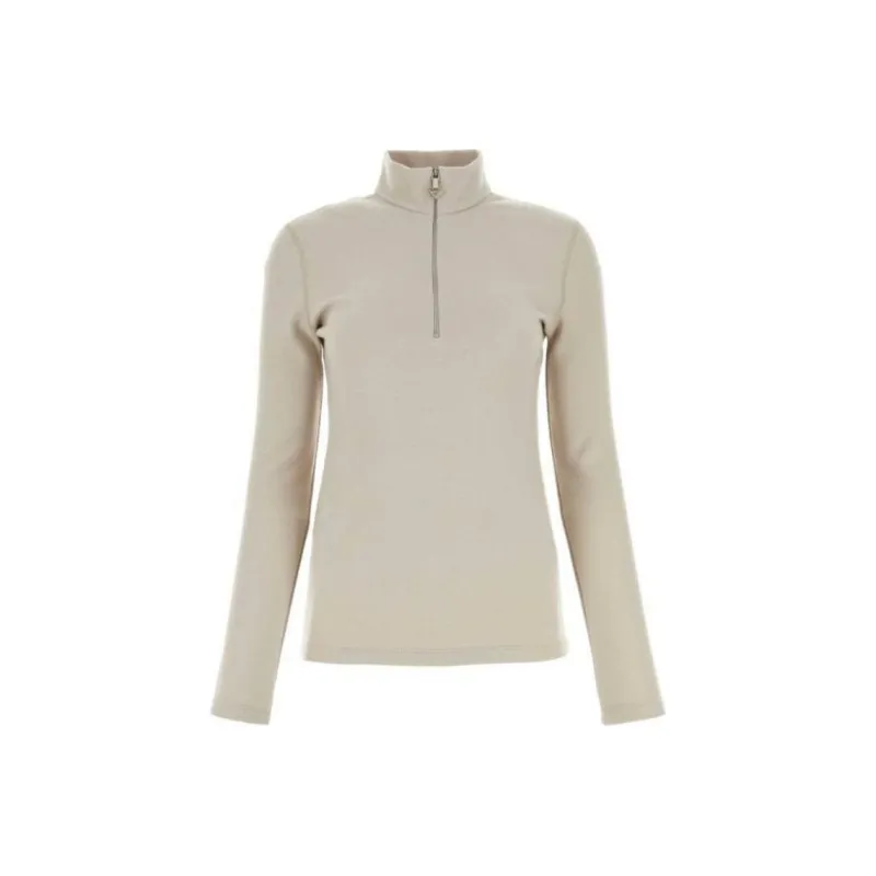 PRADA Hifh Neck Half Zipped Sweater-0