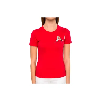 ARMANI JEANS T Shirts Women's Red