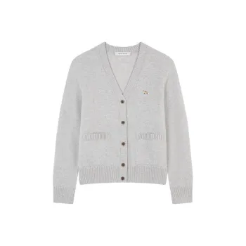 Maison Kitsune Baby Fox Patch Knit Cardigan