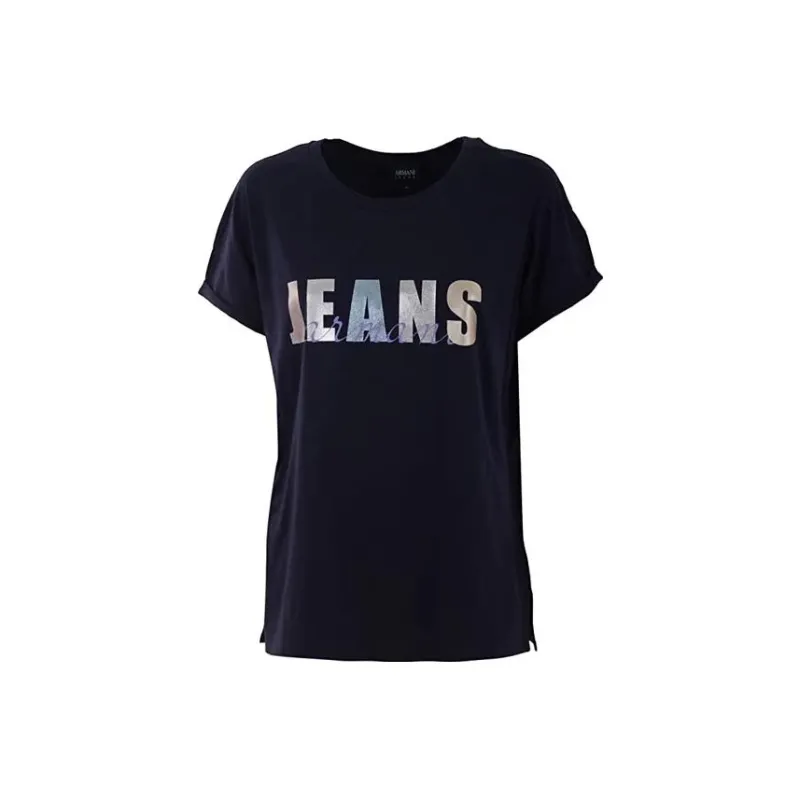 ARMANI JEANS T Shirts Women's Dark Blue-0