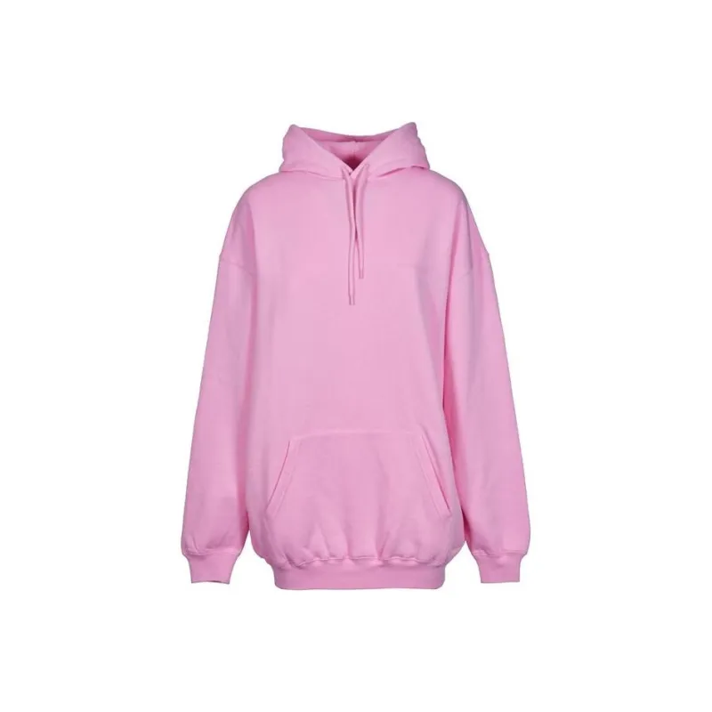 Balenciaga Political Campaign Medium Fit Hoodie 'Bubble Gum/White'-0