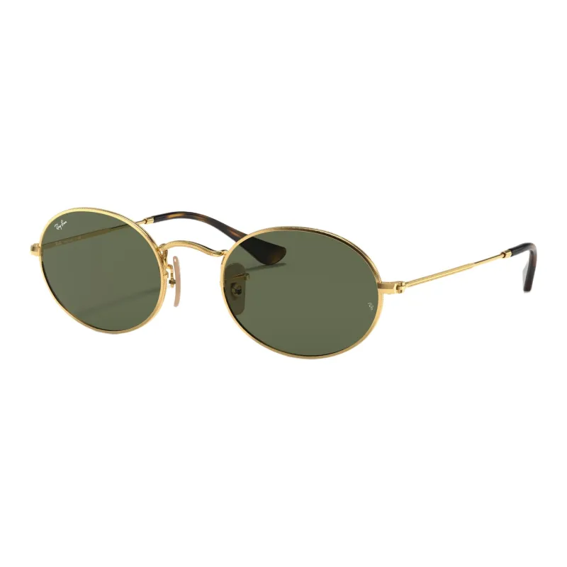 Ray Ban Oval Flat Lenses Sunglasses-0