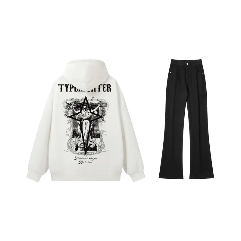 TYPERIGHTER Sweatshirt Set Unisex-13
