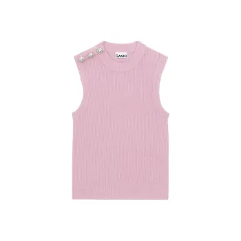 GANNI Cashmere Sweaters Women's Pink