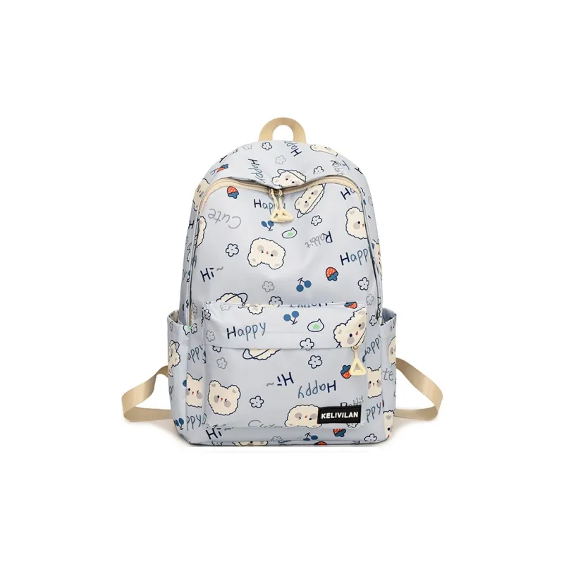OUZIHUANG Nylon Backpack Women's Multicolor-3