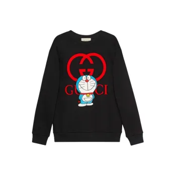 Doraemon X GUCCI Sweatshirts Women's Black