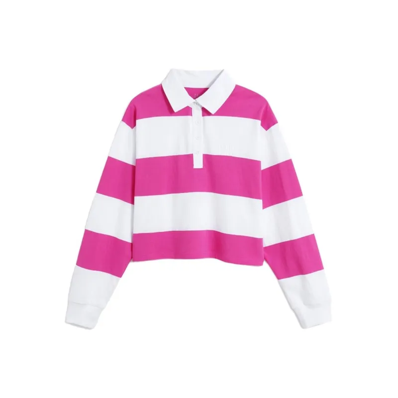 GAP T-Shirts Women's Pink Stripes-0