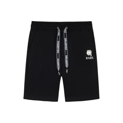 KARL LAGERFELD SS24 Casual Shorts Men's Black