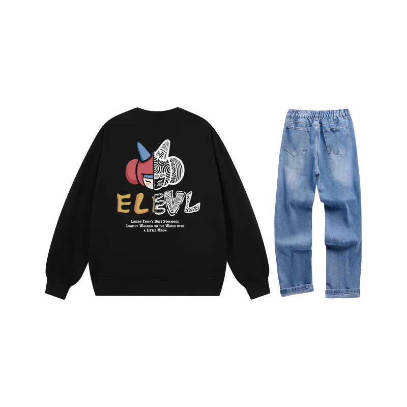 LEVEL Sweatshirt Sets Unisex-14