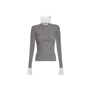 SportMax High Neck Long Sleeved Jumper