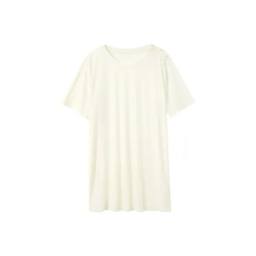 3COLOUR T Shirts Women's Ecru