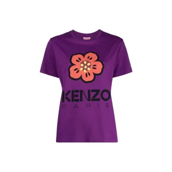 KENZO Boke Flower Series T Shirts Women's Purple