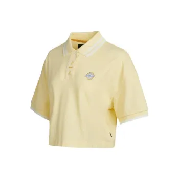 Converse Polo Shirt Women's Beige Yellow