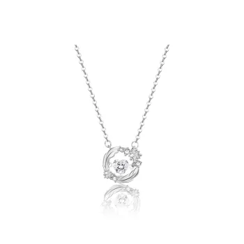 Modern Miracle 999 Fine Silver Angel Wings Necklace Women's
