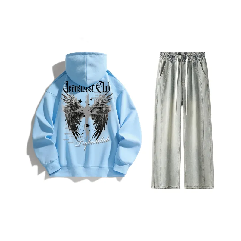 JEANSWEST CLUB Sweatshirt Set Unisex-25