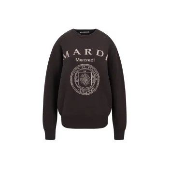 MARDI MERCREDI Sweater Women's Dark Brown Latte Brown