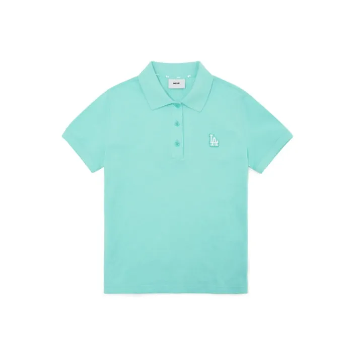 MLB Base Logo Polo Shirt Women's Mint Green-0