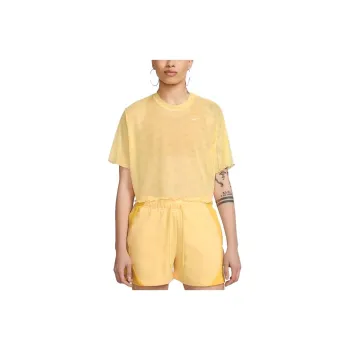 Nike T Shirts Women's Yellow