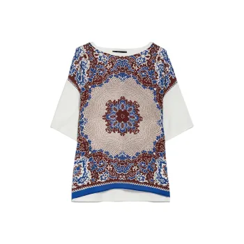 WEEKEND MaxMara Floral Patterned Crewneck T-Shirt