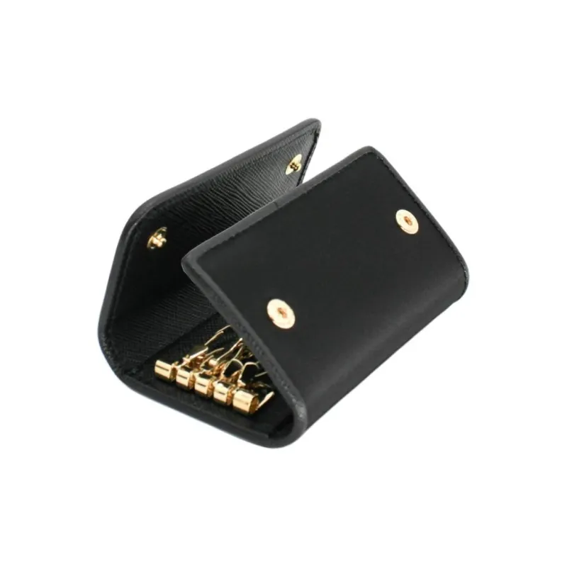 PRADA Re Nylon Key Pouch Women's Black-2