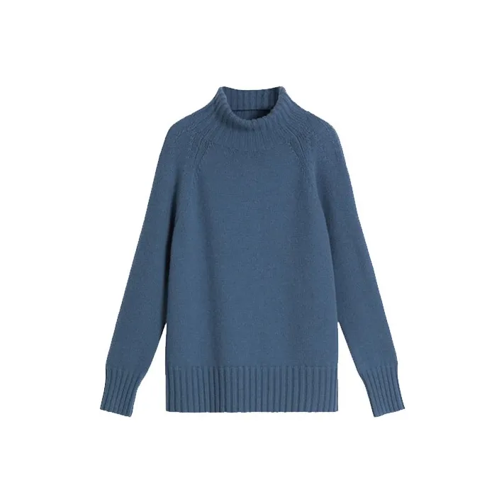 ’S MAX MARA Loose Fit Sweater Women's Blue-0