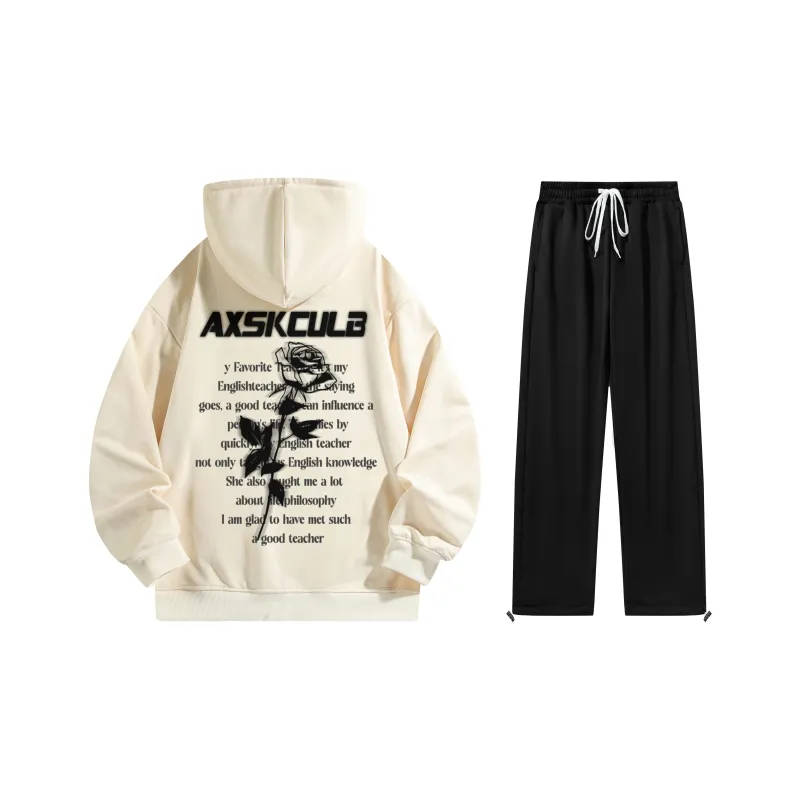 A.X.S.K Sweatshirt Sets Unisex-20