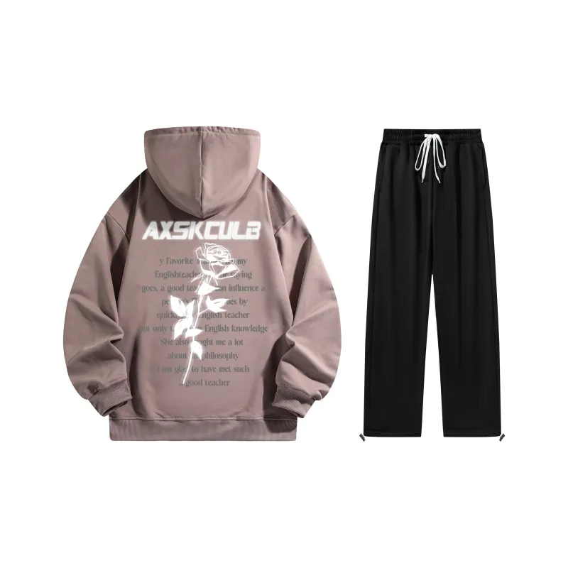 A.X.S.K Sweatshirt Sets Unisex-80