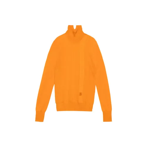 Burberry Cashmere Sweater Women's Orange