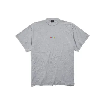 Balenciaga SS24 T Shirt Loose Fit Women's Gray