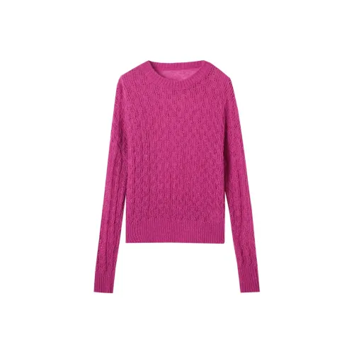 Demana aop sweater Women's Berry Red