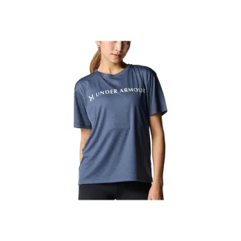Under Armour Tech Drop Shoulder Sleeve T Shirt Women's Downpour Gray 044